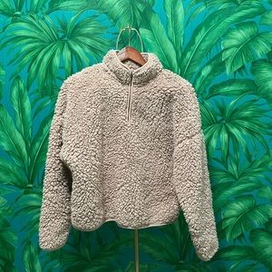 Arctic Fleece Fuzzy Pink Sweater